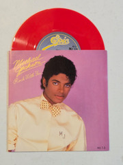 MICHAEL JACKSON „rock with yol“ new UK 45 w/picture sleeve, red 7″