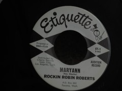 Z6 ETIQUETTE ETR-1 AUDITION GARAGE ROCK ROCKIN ROBIN ROBERTS LOUIE LOUIE MARYANN