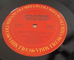 Neil Diamond~I’m Glad You’re Here With Me Tonight~1977 Columbia Records~(EX)