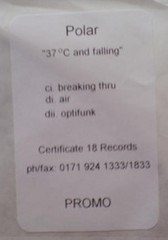 Polar – 37°C And Falling (2×12″, Album, Promo, W/Lbl) (Very Good (VG)) – 424020