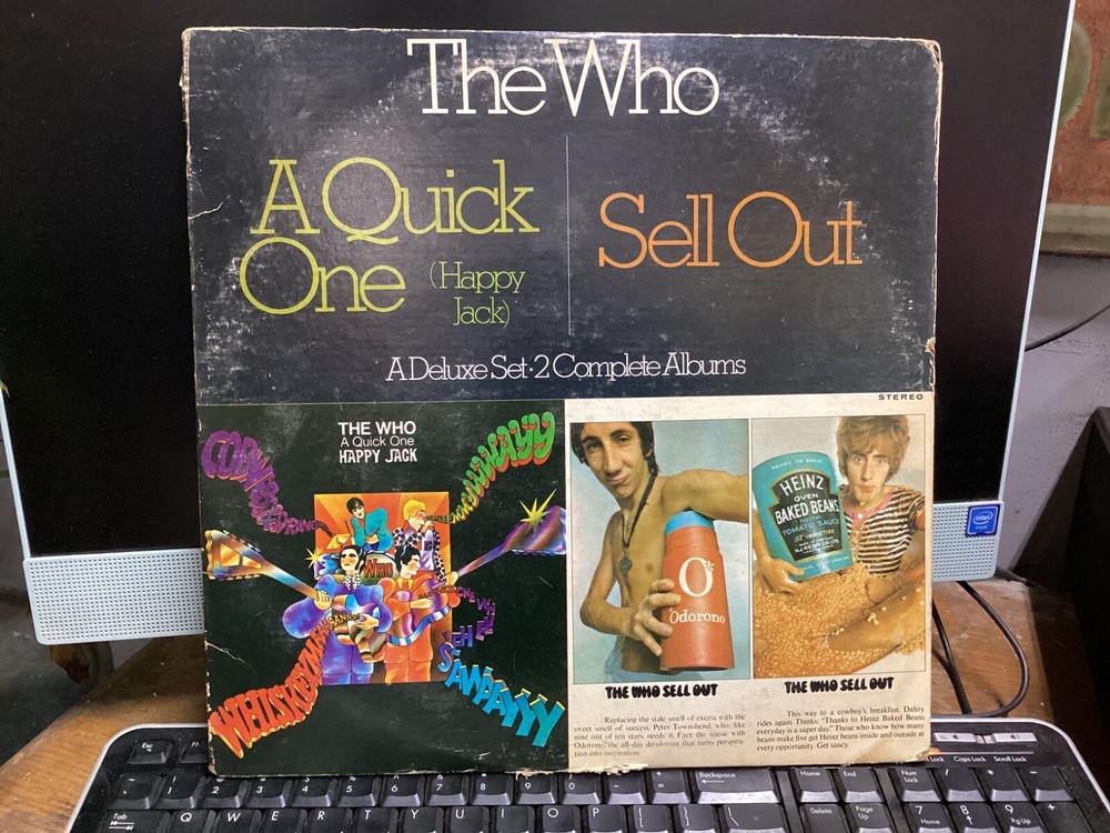 The Who—A Quick One… 1073. 2 x vinyl lp.. VG.. MCA24067