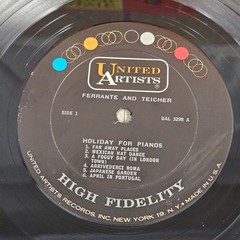 Ferrante & Teicher – Holiday for Pianos LP Record 1963 United Artists Easy