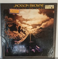 JACKSON BROWNE 🔷 RUNNING ON EMPTY LP 1977 ASYLUM LP 6E-113 NEAR MINT w/INSERT