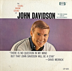 THE YOUNG WARM SOUND OF JOHN DAVIDSON LP Colpix Records CP485 1964 HiFi Tested