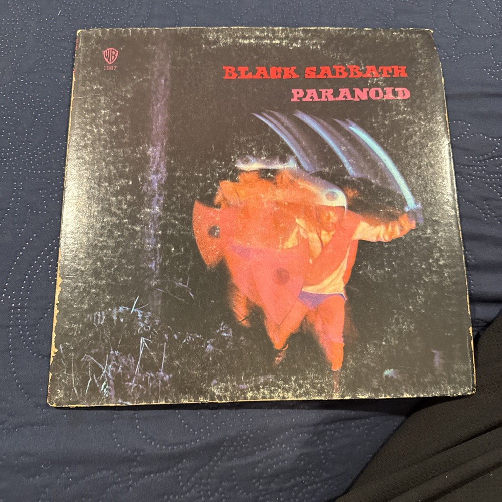Black Sabbath Paranoid Vinyl 1970 WB 1887