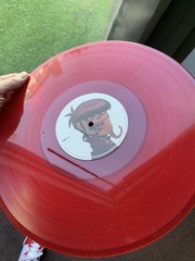 VGC * Gorillaz ‎* Demon Days * Red Vinyl Edition * Stickers
