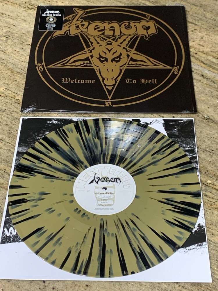 Venom Welcome To Hell LP Vinyl Album 40th Anniversary Like New