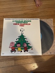 Vince Guaraldi Trio A Charlie Brown Christmas Black Vinyl LP Fantasy F-8431