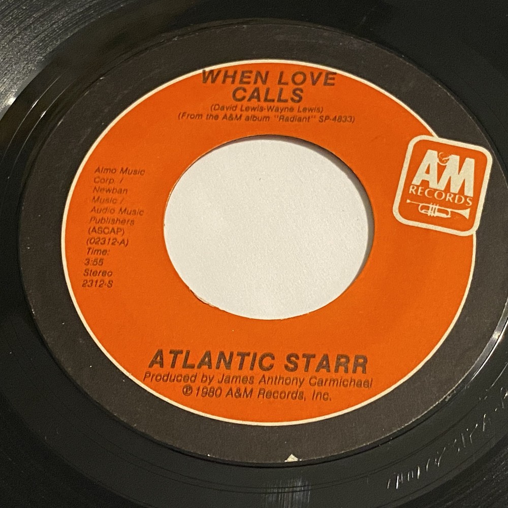 Atlantic Starr: When Love Calls / Mystery Girl 45 – A&M – Modern Soul