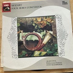 SXLP 30207 – MOZART – Four Horn Concertos CIVIL / KLEMPERER PO – LP Record