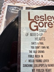 Vintage Lesley Gore Sings Of Mixed Hearts Black Vinyl LP Mercury MG 20849 1960s