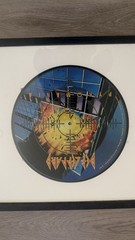 Def Leppard Pyromania Picture Disc Framed Vinyl Record Rock Multicolor