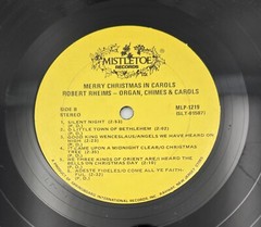 Robert Rheims Merry Christmas In Carols LP Mistletoe Stereo Holiday VG