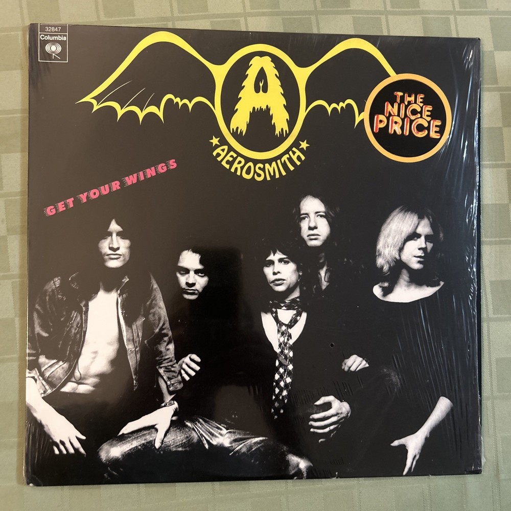Aerosmith Get Your Wings Vinyl LP PC32847 NM/NM In Shrink W/Nice Price Sticker