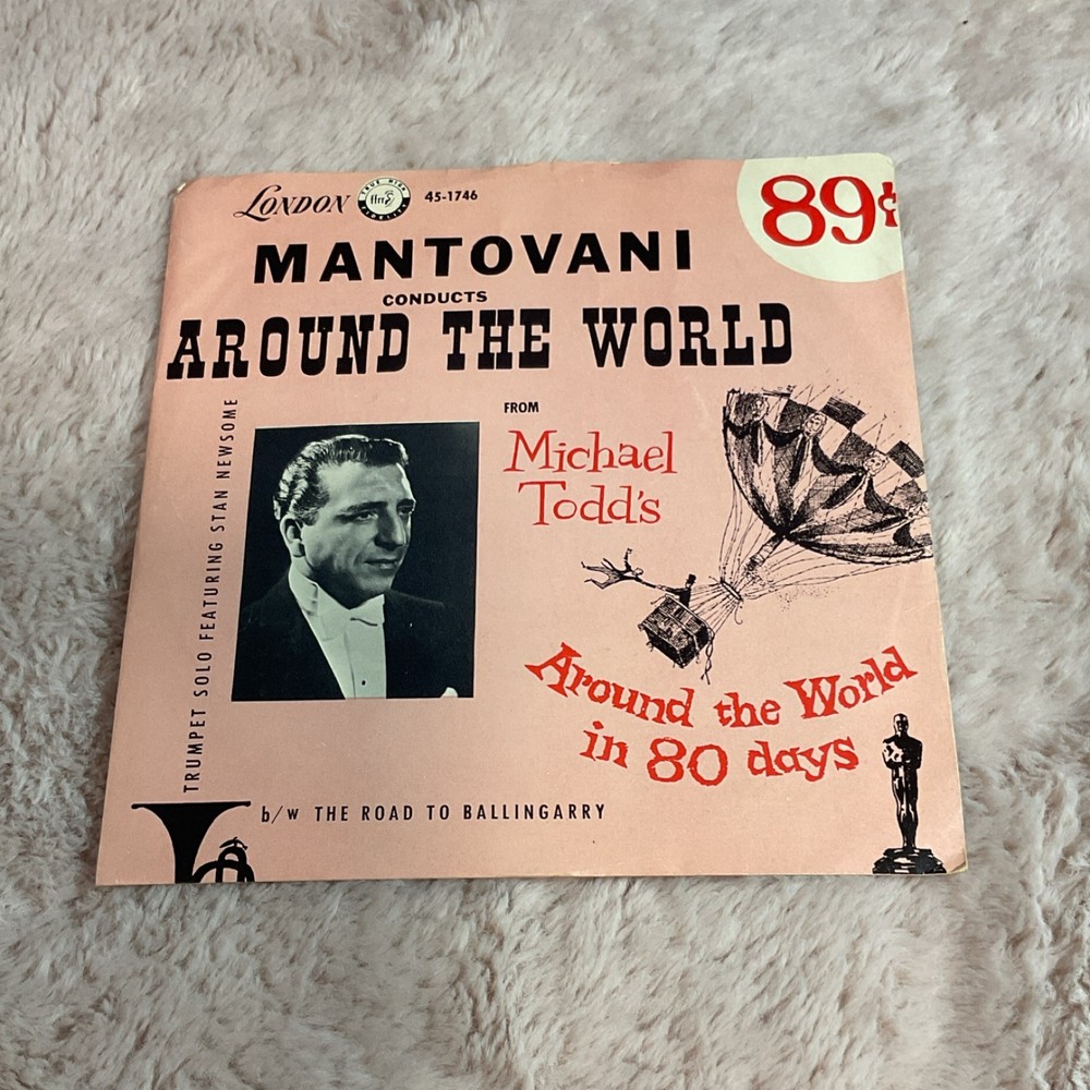Mantovani – Around the World 7″ Single – London 45-1746 – Soundtrack/Film Score