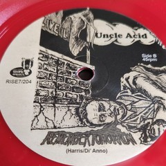 Uncle Acid & and the Deadbeats – Pusher Man 7″ Red Vinyl Single 2016 Rise Above