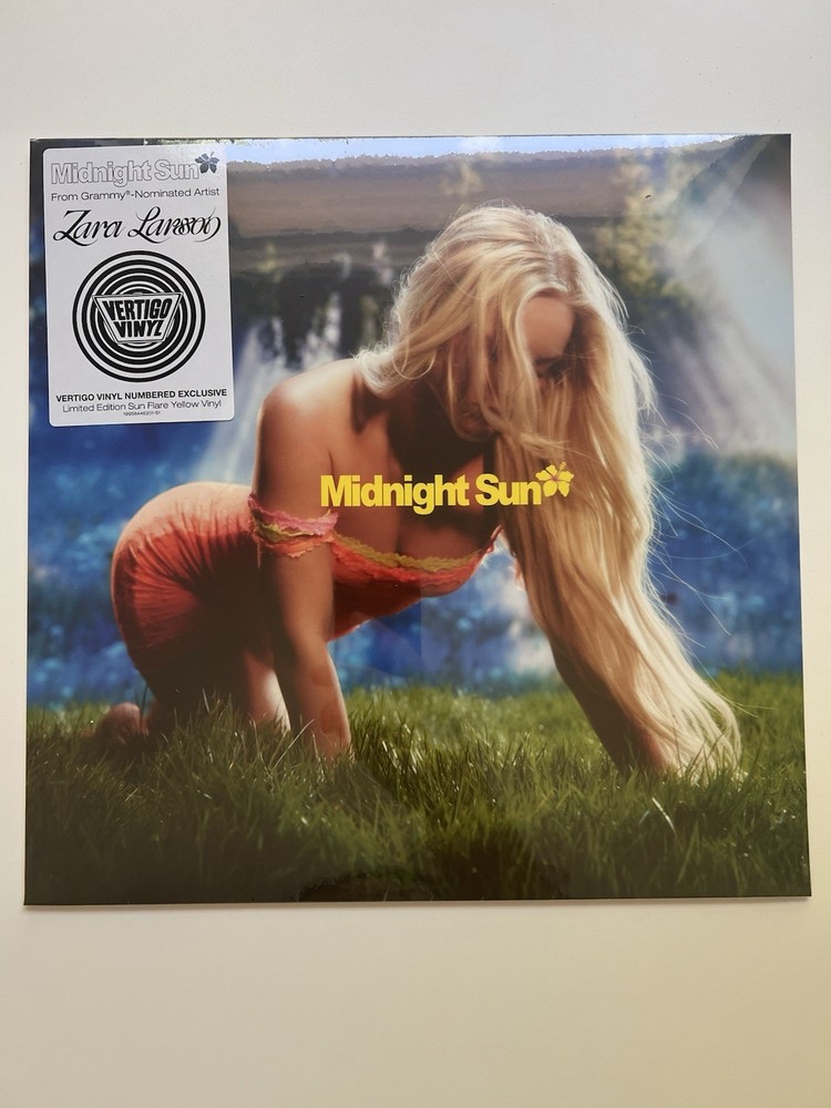 Zara Larsson Midnight Sun Yellow Marble VV Vertigo Exclusive Vinyl LP #/3000