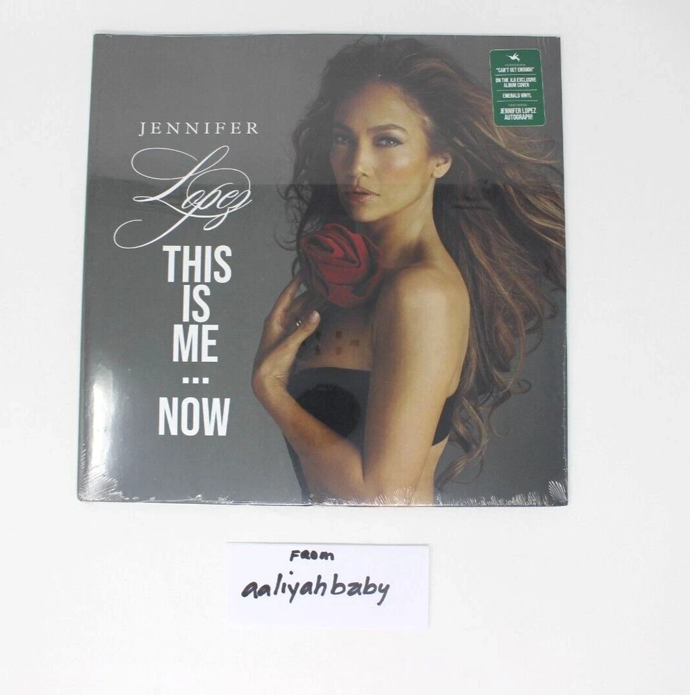JENNIFER LOPEZ SIGNED AUTOGRAPHED Insert Vinyl This Is Me…Now – JLO NEW
