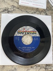 The Supremes 45 Record All I Know About You/ The Happening #14