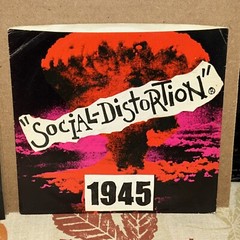 NM/EX Social Distortion 1945/Under my thumb 1982 13th Floor 45 Picture Sleeve 7”