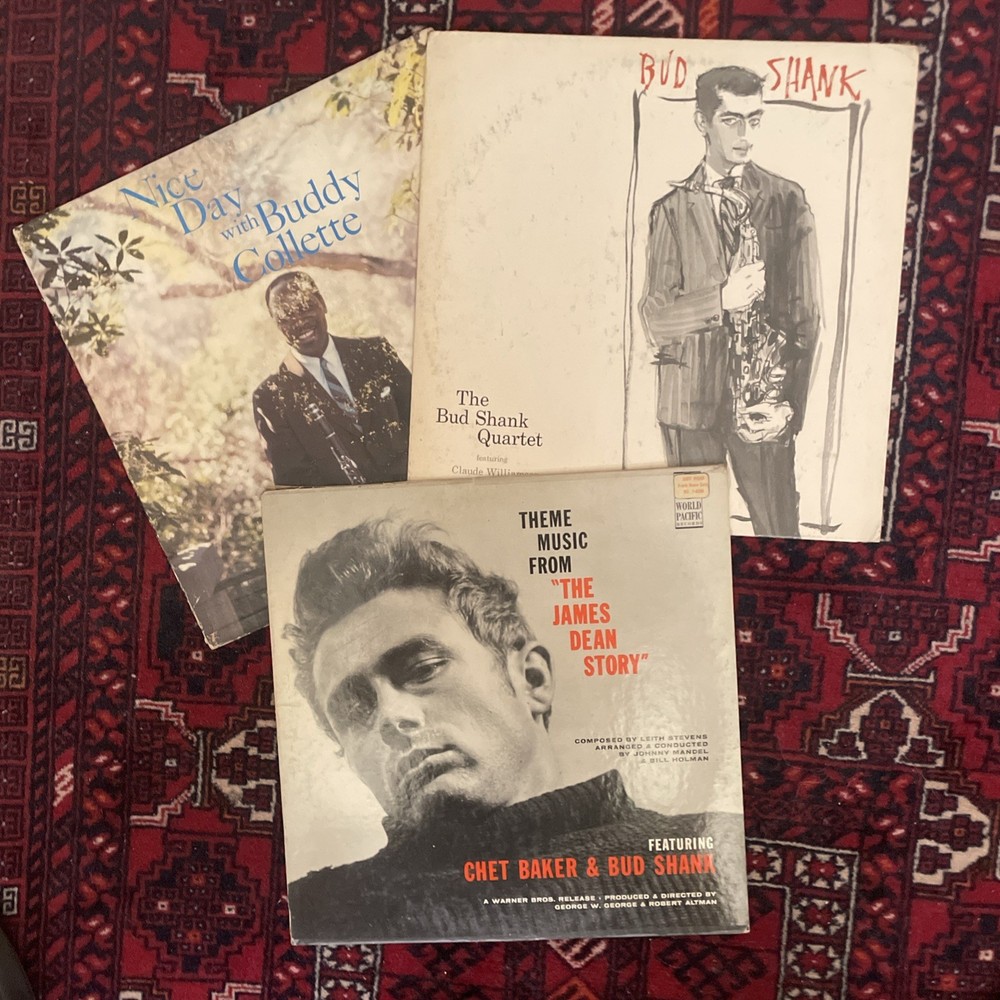 50s Cool Jazz Vintage Vinyl Lot (3 LPs) Chet Baker Bud Shank Jazz Records