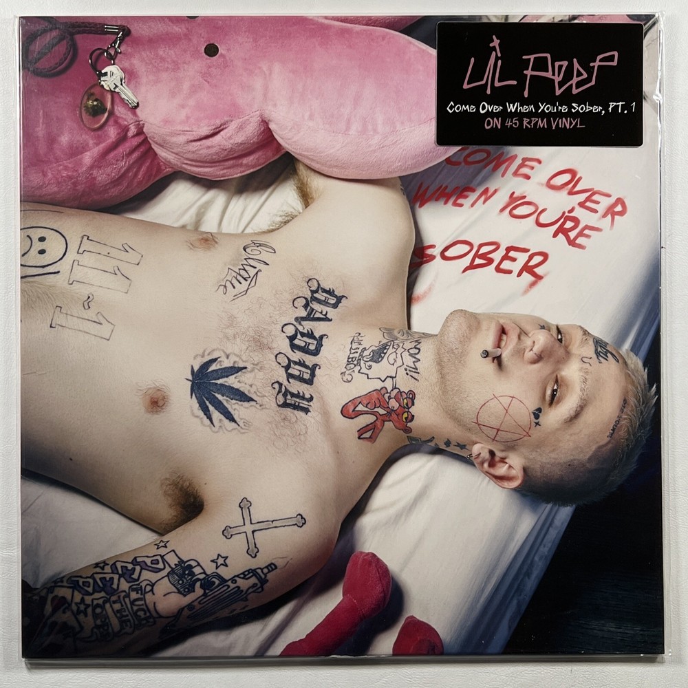 Lil Peep “Come Over When You’re Sober, Pt. 1” LP/AWAL (Sealed) Clear Pink 45RPM