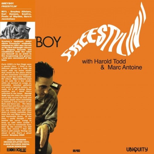 GREYBOY Freestylin‘ RSD LP NEW COLORED VINYL Ubiquity reissue