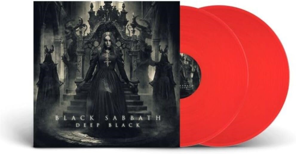 BLACK SABBATH- Deep Black, RED Coloured Vinyl Massachusetts 1983 Live 2-LP NEW
