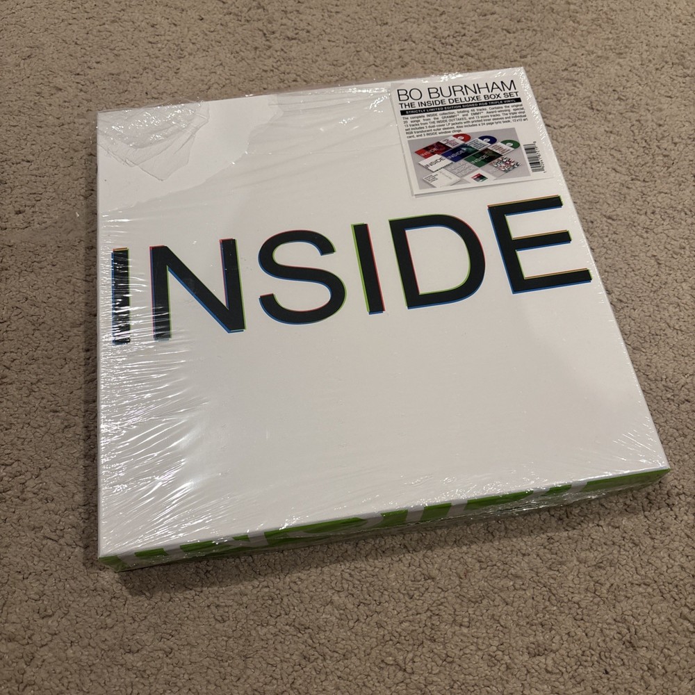 Bo Burnham INSIDE DELUXE SIGNED VINYL BOX SET (RGB VERSION) IN HAND New Read