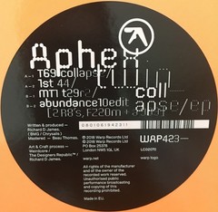 Aphex Twin – Collapse EP (12″) (Mint (M)) – 3831982748