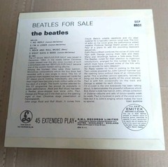 THE BEATLES EP UK Parlophone GEP 8931 BEATLES FOR SALE W/Picture Cover MONO NM