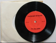 LANDSCAPE OF SOUND On The Edge 1983 US Private 45 SYNTH POP New Wave 7″ HEAR ♫