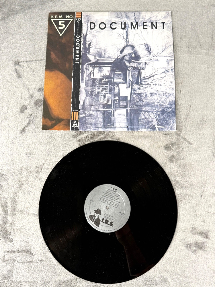 R.E.M. NO. 5 Document Vinyl Record LP REM IRS 42059 1987 VG+