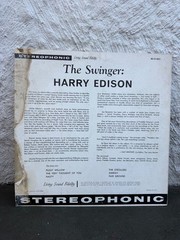 Harry Edison The Swinger Vinyl LP Record Verve MG VS 6037 Stereo