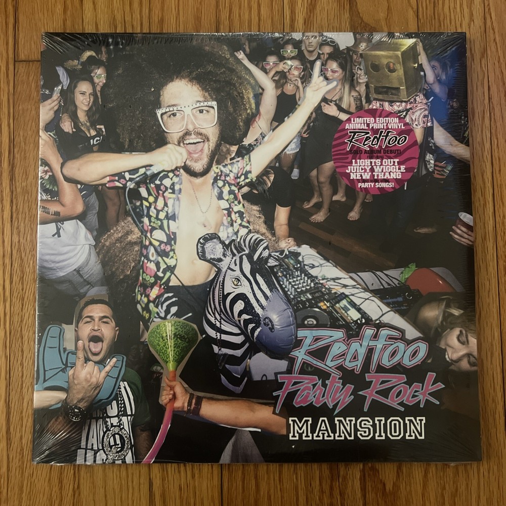 REDFOO Party Rock Mansion NEW SEALED Double COLOR PICTURE DISC Vinyl 2 LP 2016