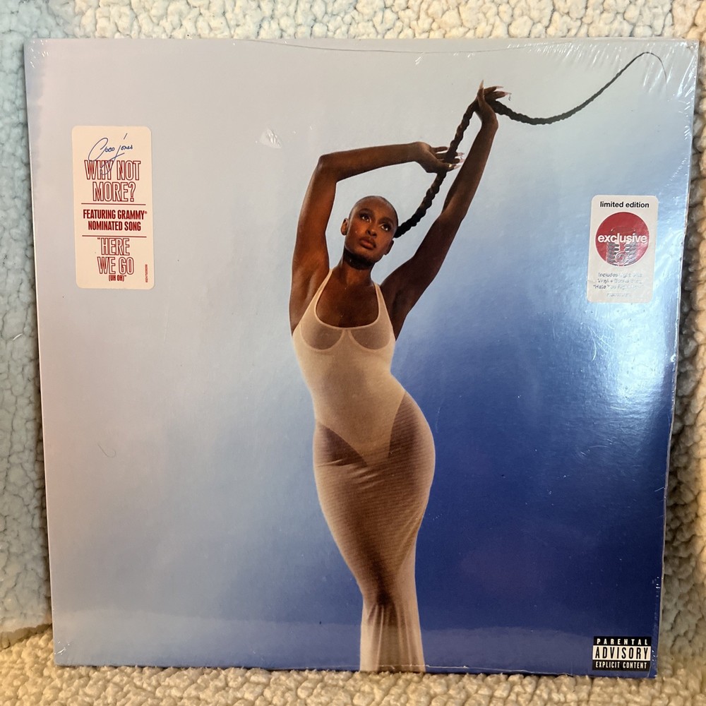 Coco Jones Why Not More Limited Edition Blue Color Lp Vinyl Record+ Bonus Track