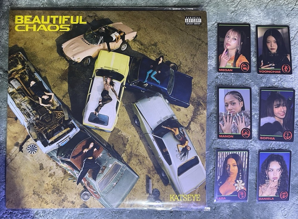 KATSEYE Beautiful Chaos EP OpenedNever Played With 6 OriginalPhotocards