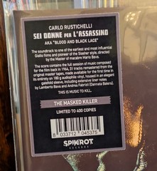 Carlo Rustichelli – Sei Donne Per L’Assassino, Vinyl LP, 2020