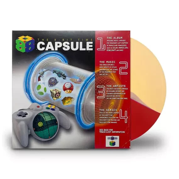 The 8-Bit Time Capsule Vinyl LP – Mondo ETR Exclusive Red & Mustard Split Color