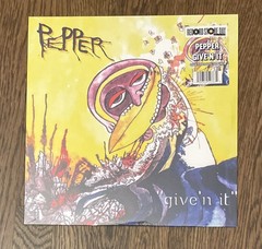 PEPPER GIVE’N IT COLOR VINYL LP NEW SEALED RSD 2026 GIVE N IT LAW RECORDS