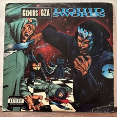 Genius / GZA Liquid Swords 1995 US Original 2LP BLACK Vinyl Geffen GEF224813