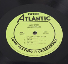 180 Gram Jazz LP John Coltrane Giant Steps Atlantic Rhino R1 75203 Reissue NM