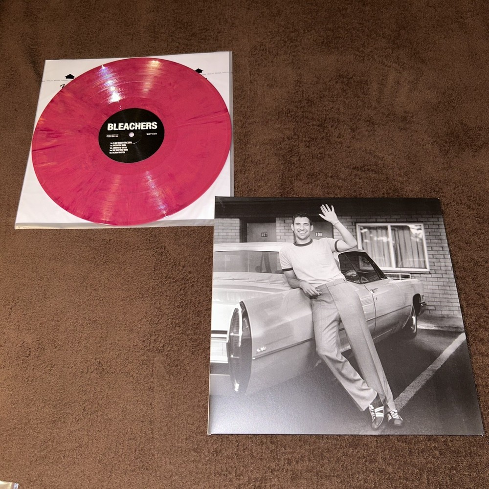 Bleachers – Self-Titled Red Galaxy Marbled Urban Outfitters Vinyl