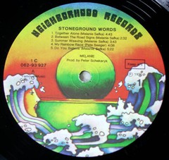 Folk/Singer Songwriter MELANIE Stoneground Words LP 1972 NEIGHBORHOOD Germany EX