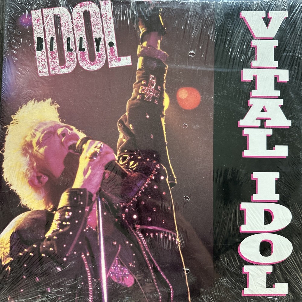 SHRINK – Mint Vinyl Vital Billy Idol LP 1987 Chrysalis OV41620 R-154038 Sealed!!