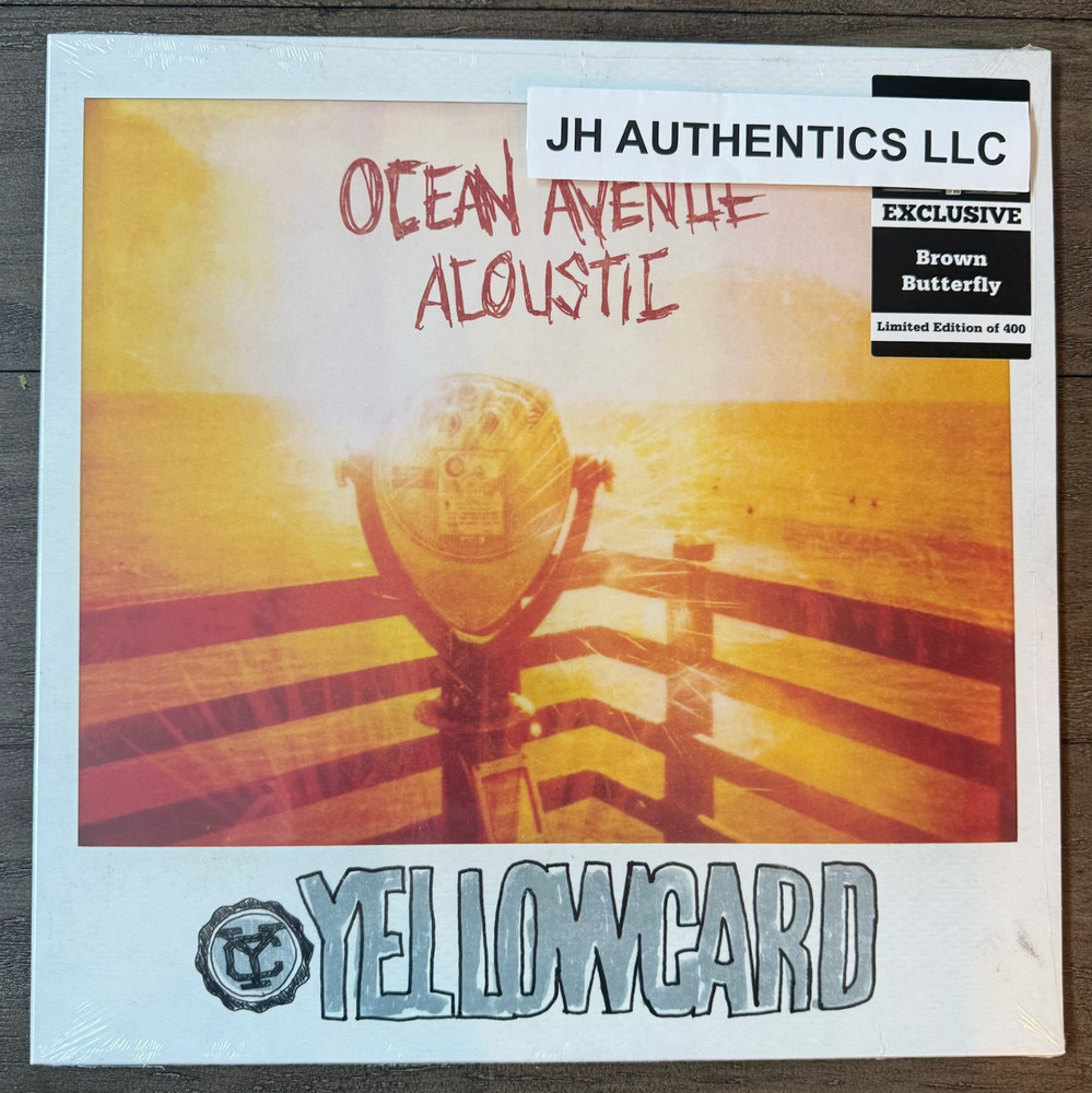 ⚡FAST SHIP⚡ Yellowcard – Ocean Avenue Acoustic – Brown Butterfly LP Vinyl