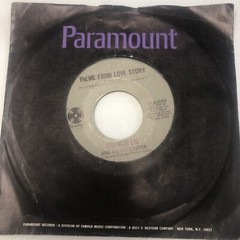 Theme From Love Story/ Skating In Central Park By Francis Lai Vinyl 45 (NM)