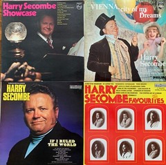 Nice LOT OF 4 HARRY SECOMBE  12″ VINYL ALBUMS  VG-/VG+ SEE SCAN