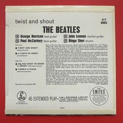 The Beatles 1963 U.K. EP Twist and Shout Parlophone GEP 8882-Sleeve NM Record NM
