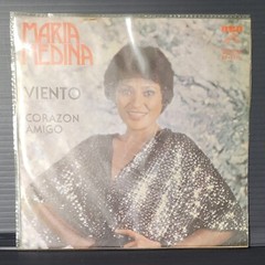 MARIA MEDINA -VIENTO / CORAZON AMIGO- 1979 MEXICAN 7¨SINGLE, PAPER SLEEVE RARE!!